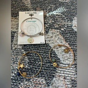 Bracelet Bundle- 2gold tone 1 silver tone EUC/NWT